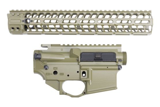Spike's Tactical AR-15 Builder Set with Noveske Green Cerakote finish
